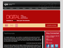 Tablet Screenshot of cps247.com